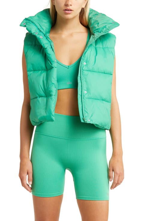 Gold Rush Hooded Puffer Vest