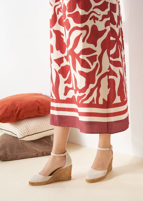 Viscata Estartit Canvas Espadrille Wedges In Beige