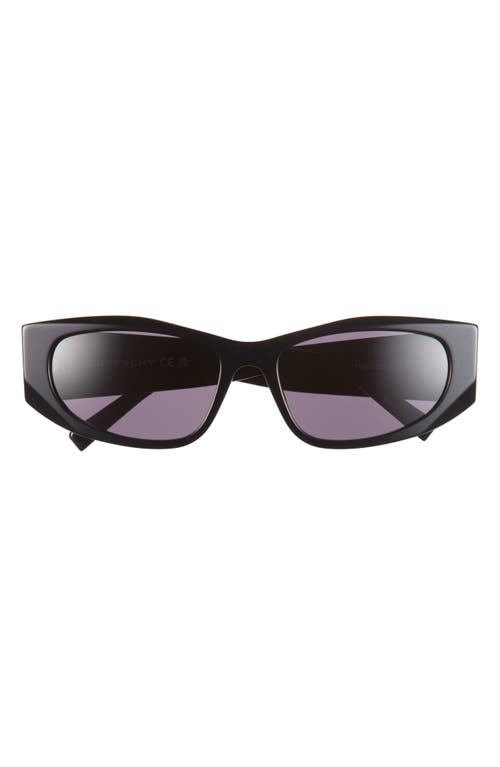 Givenchy Gv Day 56mm Geometric Sunglasses In Black