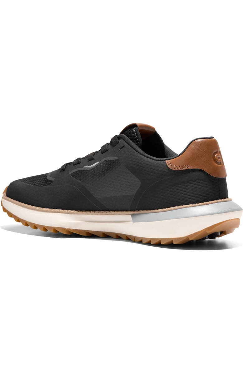 Cole Haan GrandPro Ashland II Golf Sneaker, Alternate, color, Black / New Caramel / Ivory