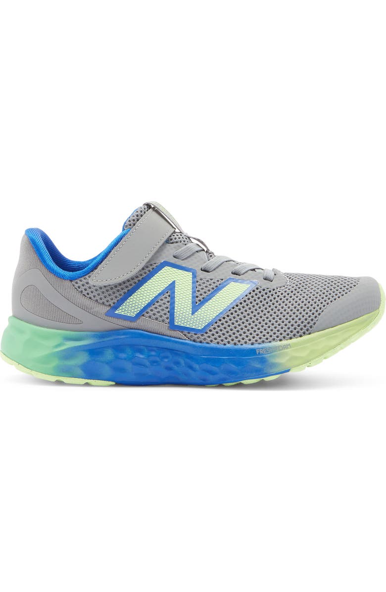 New Balance Kids' Arishi Sneaker, Alternate, color, Slate Grey/ Blue Gemstone