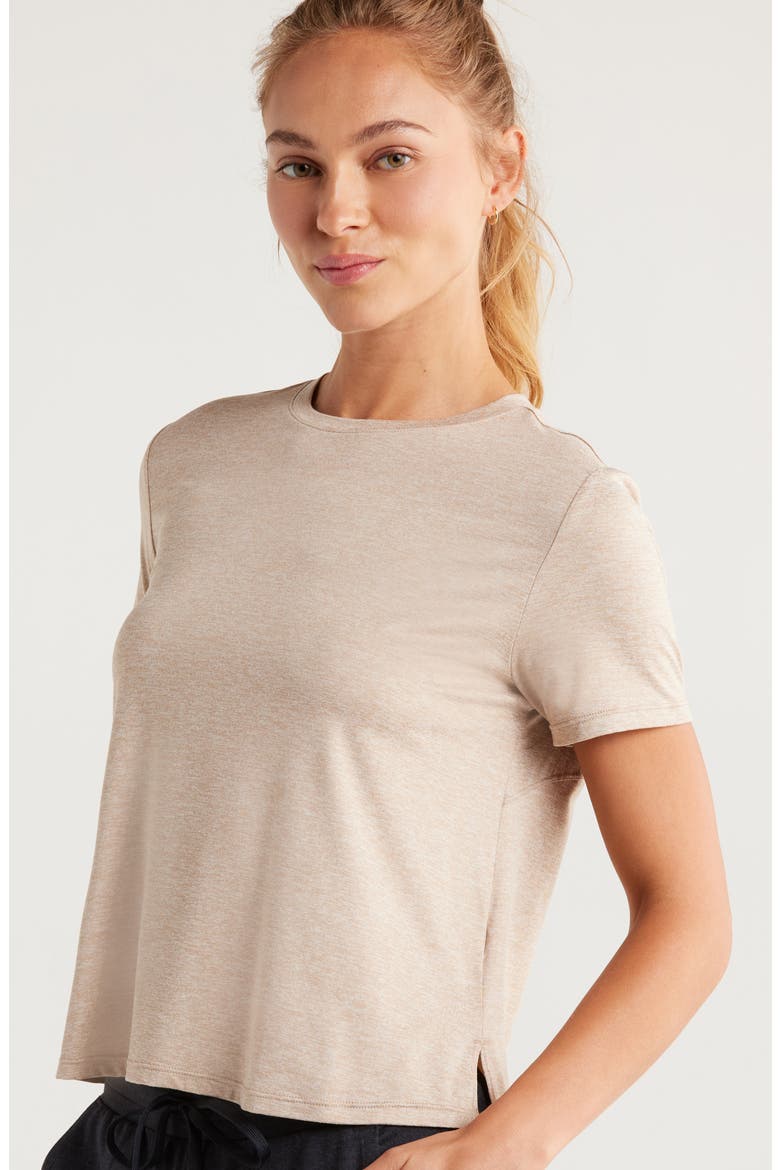 Restore Soft Lite Relaxed Tee, Alternate, color, TAN THREAD