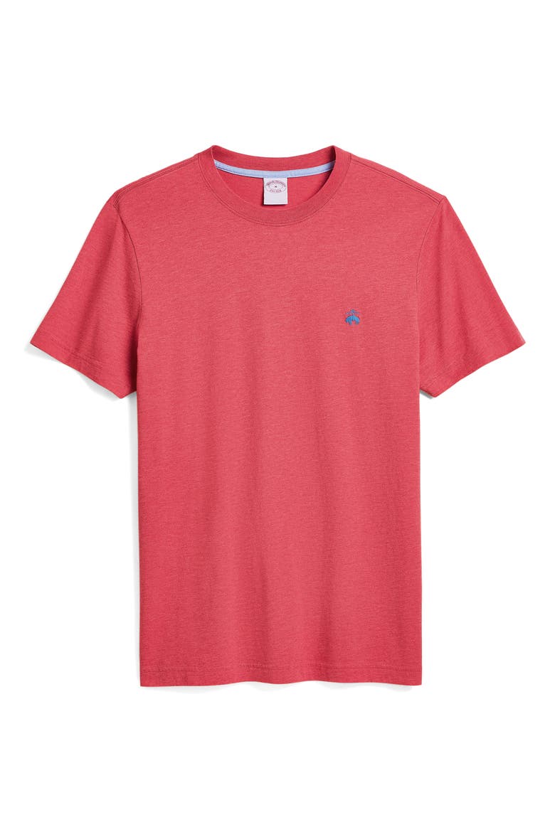 Logo Graphic T-shirt, Alternate, color, RED/ ORANGE HEATHER