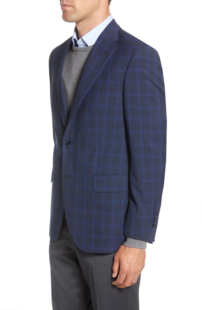 Peter Millar Flynn Classic Fit Windowpane Wool Sport Coat, Alternate, color, 