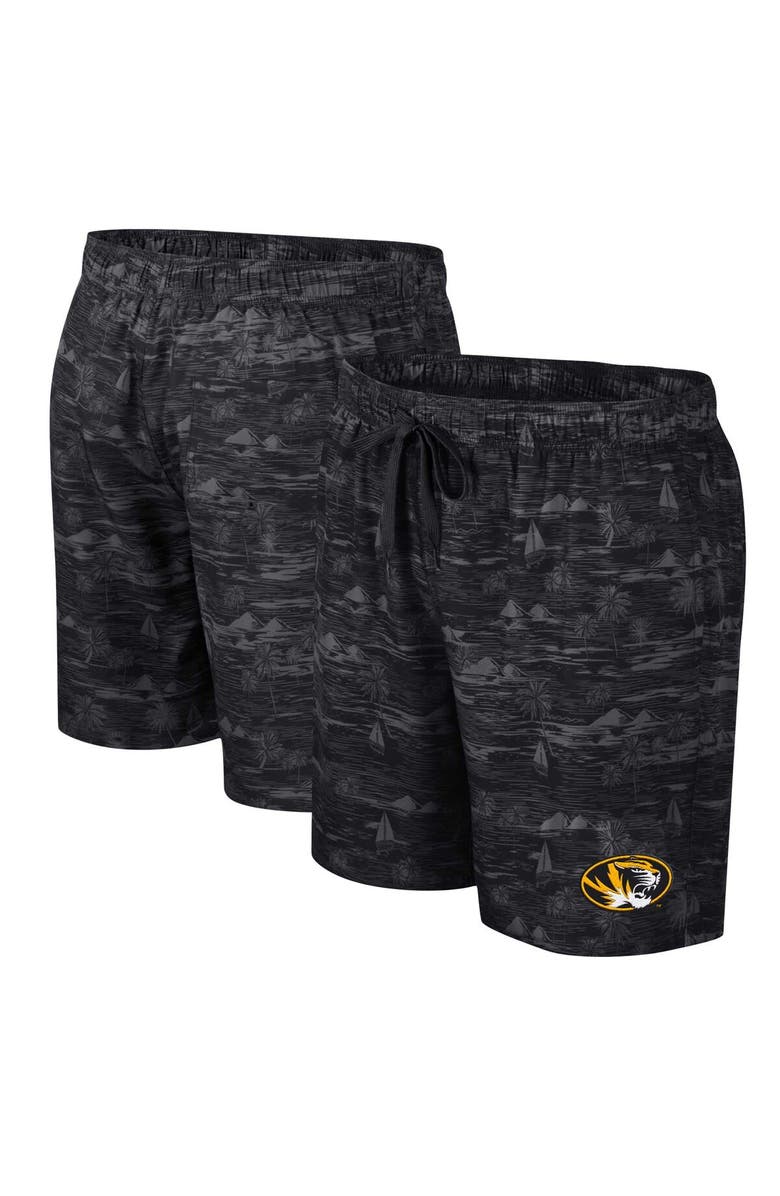 COLOSSEUM Men's Colosseum Black Missouri Tigers Ozark Swim Shorts, Alternate, color, Black