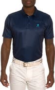 Robert Graham Blade Iron Print Golf Polo