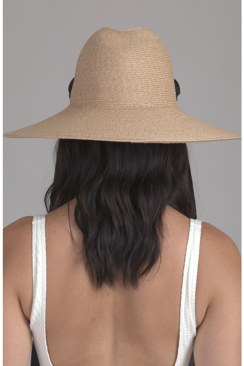 Cassidy Packable Straw Hat, Alternate, color, SAND
