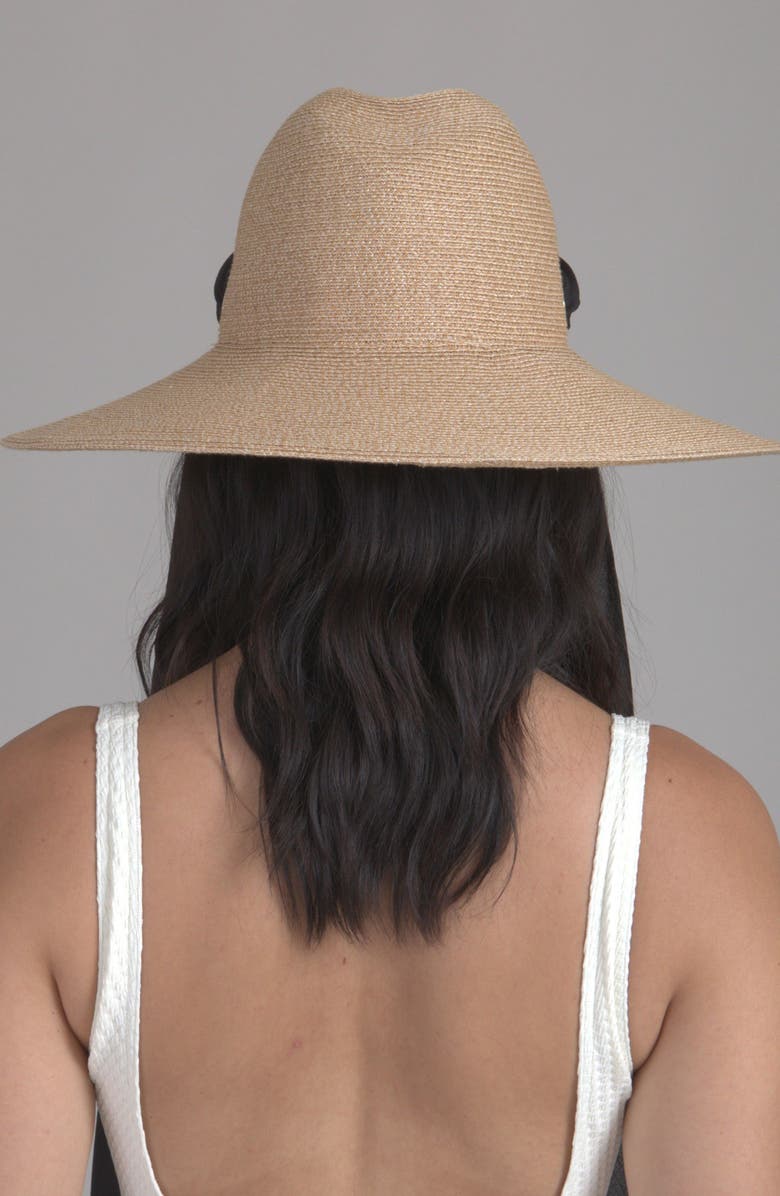 Eugenia Kim Cassidy Packable Straw Hat, Alternate, color, Sand