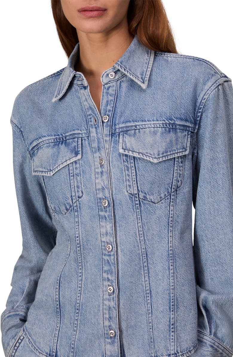 rag & bone Ultra Featherweight Mila Denim Button-Up Shirt, Alternate, color, 