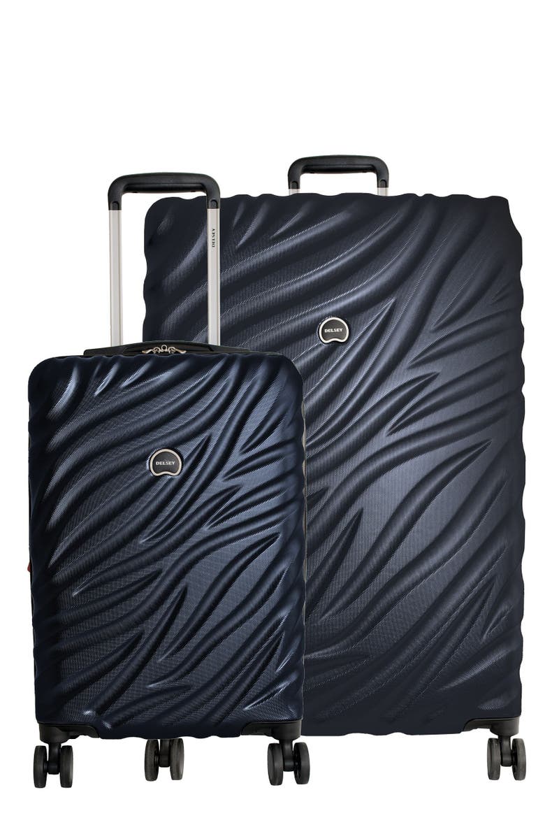 Alexis Hardside Expandable (21"/29") 2 Piece Spinner Luggage Set, Main, color, Navy
