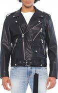 Cult of Individuality Faux Leather Moto Jacket