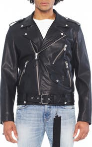 Cult of Individuality Faux Leather Moto Jacket