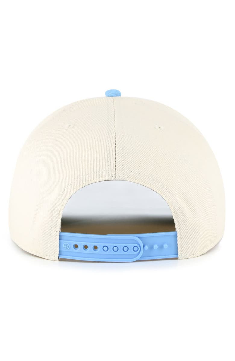 '47 Men's '47 Natural North Carolina Tar Heels Pomona Two-Tone Rope Hitch Adjustable Hat, Alternate, color, 