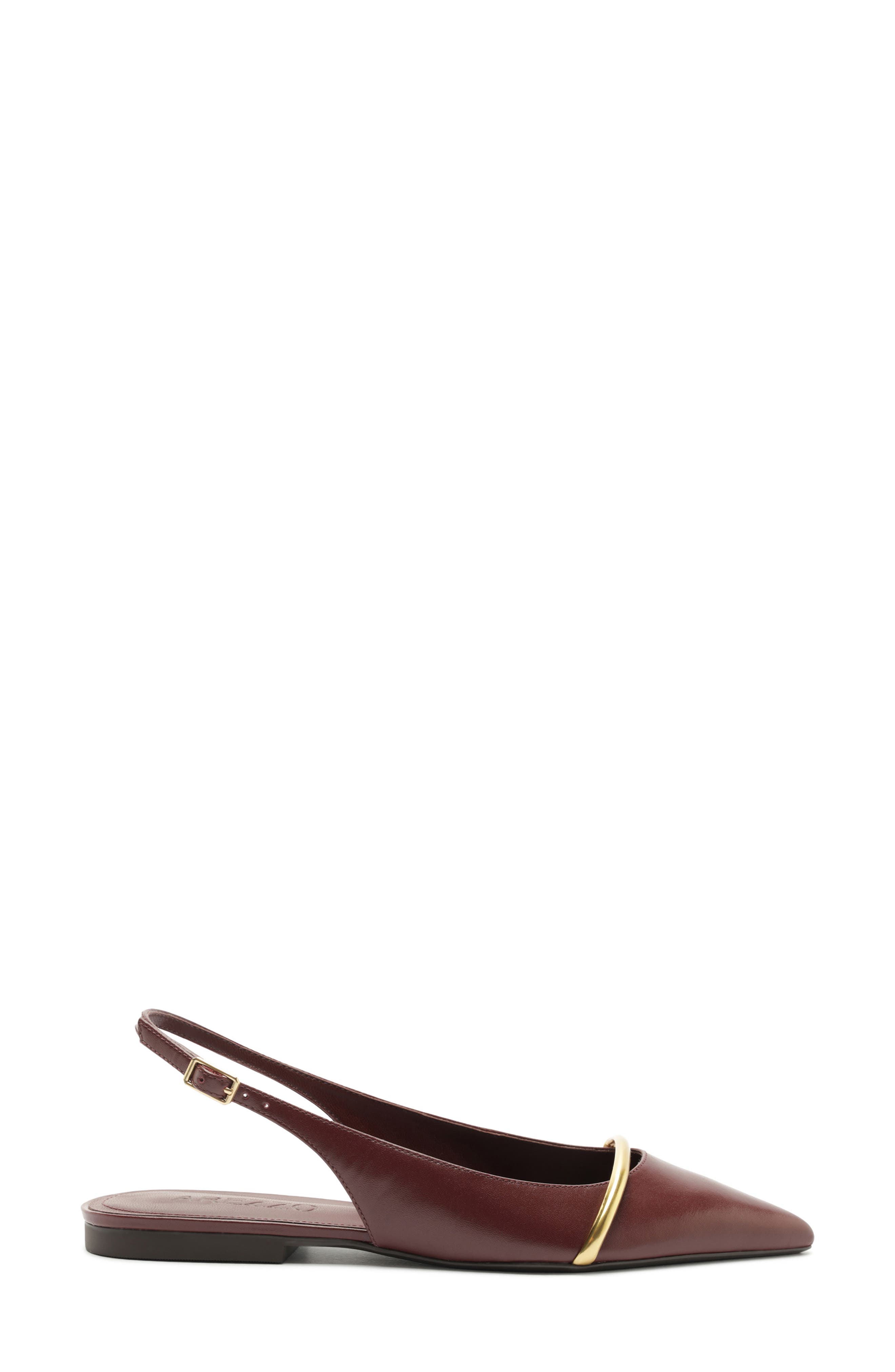 Margaret Slingback Pointed Toe Flat, Alternate, color, FRESH RUBY