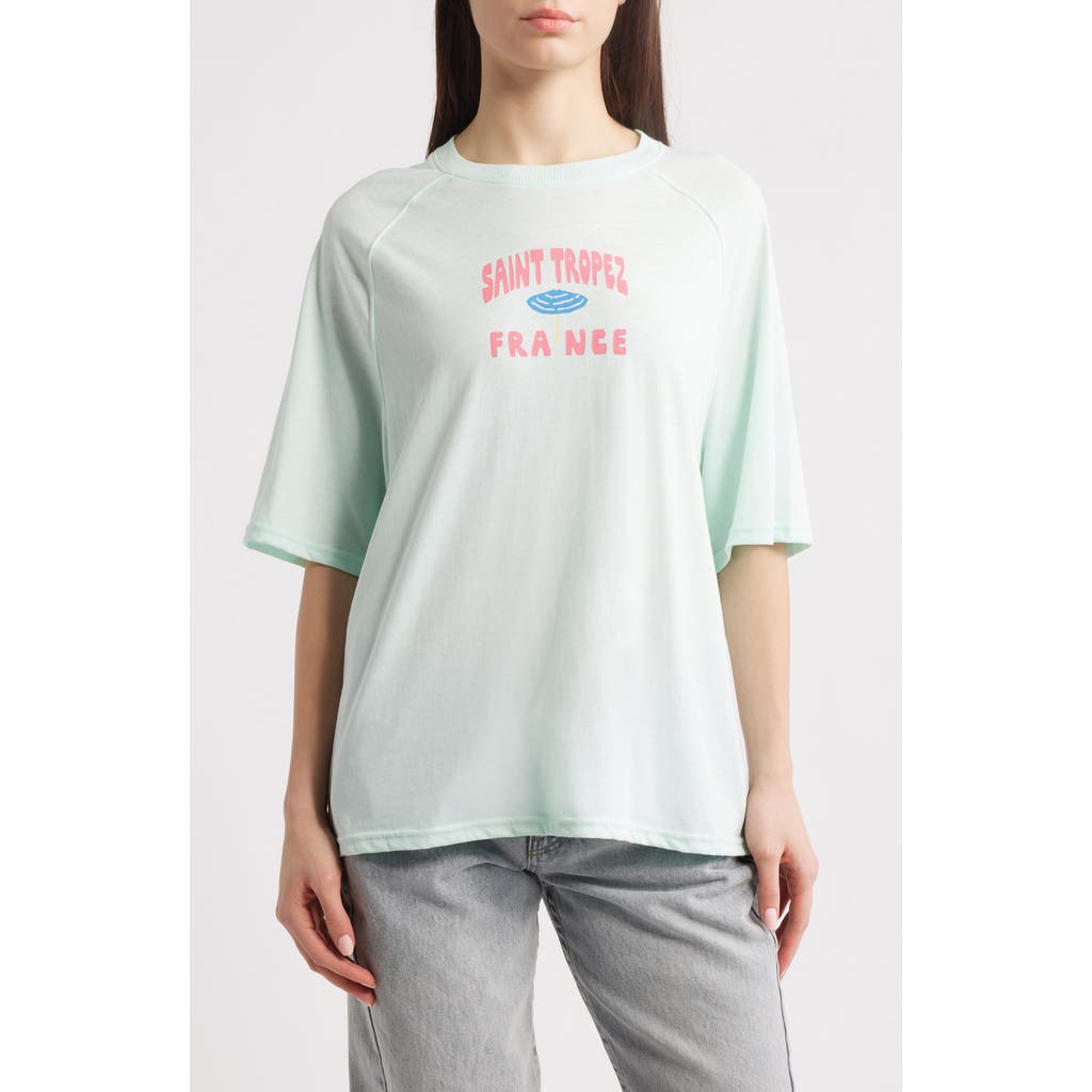 Shop Vinyl Icons Saint Tropez Graphic T-shirt In Mint
