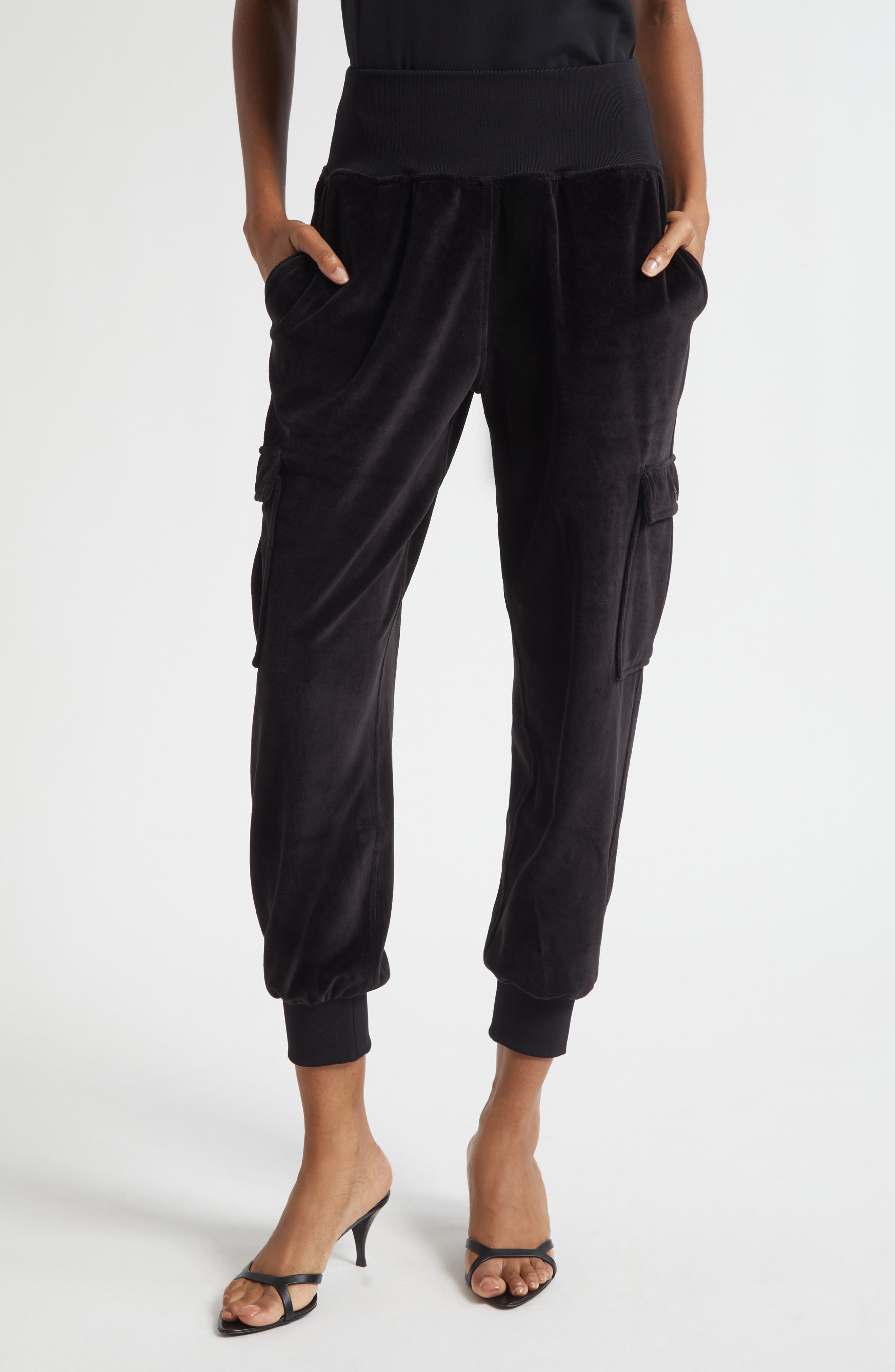 Giles Velour Ankle Pants