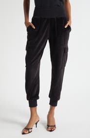 Cinq à Sept Giles Velour Ankle Pants