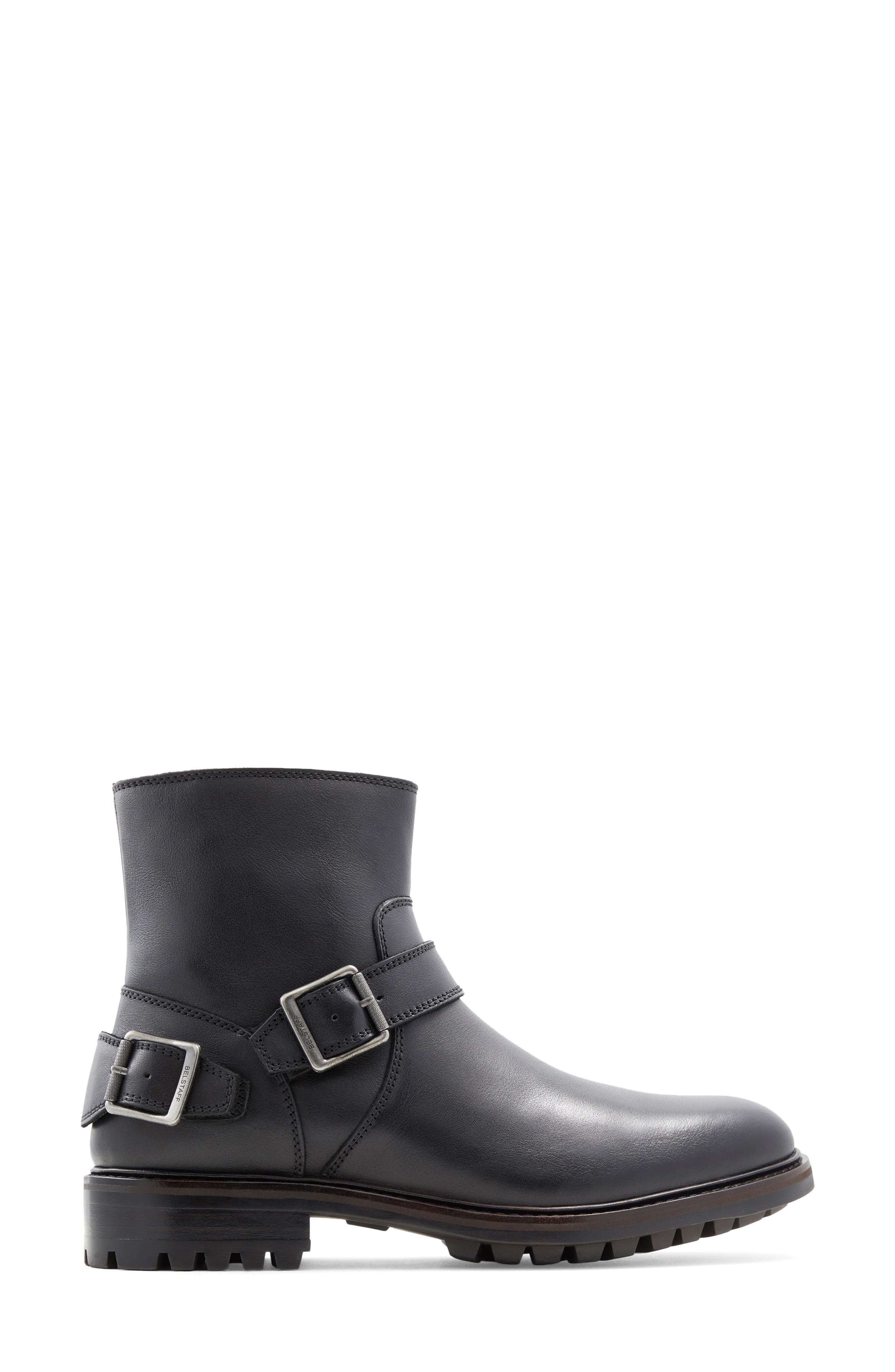 Belstaff Trialmaster Leather Boot, Alternate, color, 