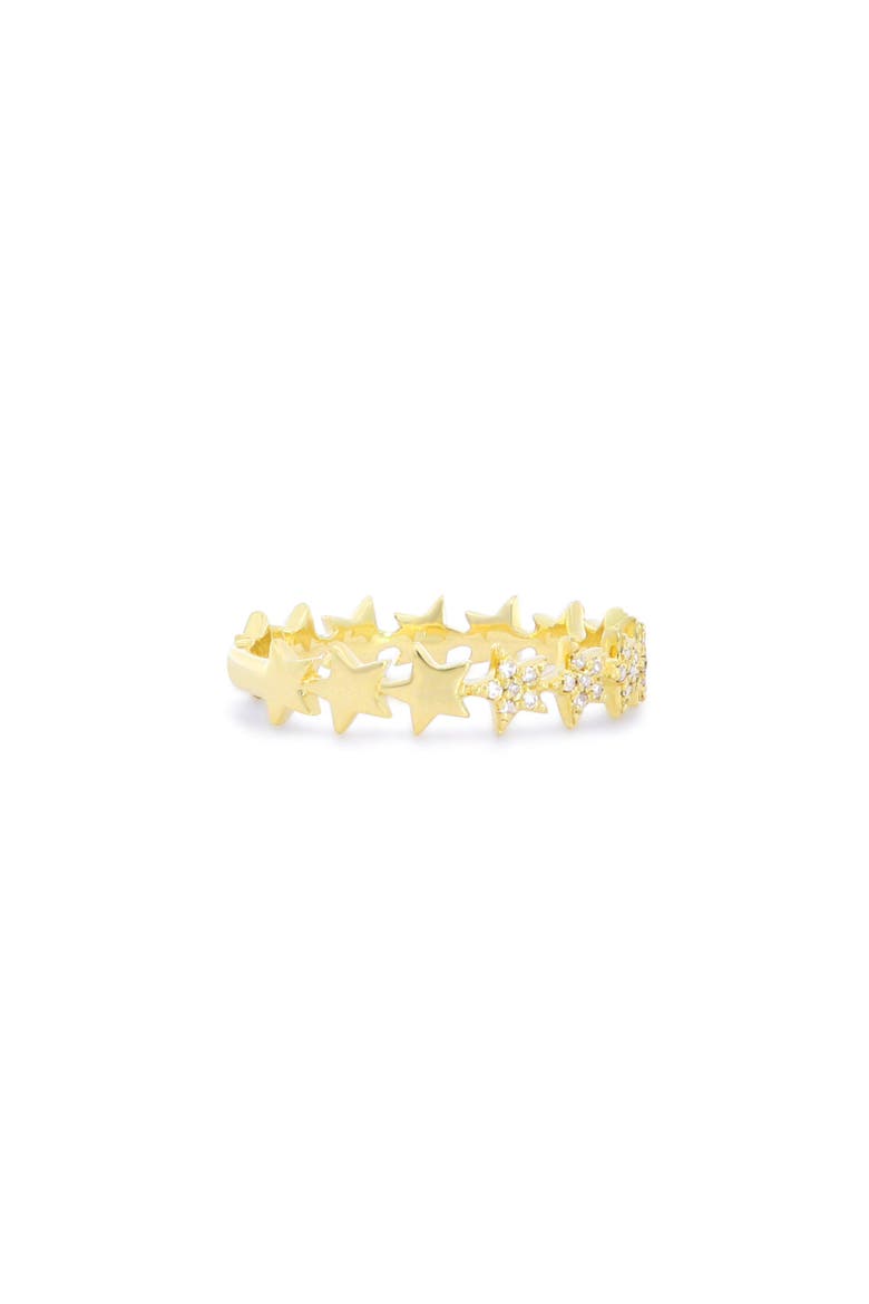 Diamond Star Band, Alternate, color, Yellow Gold