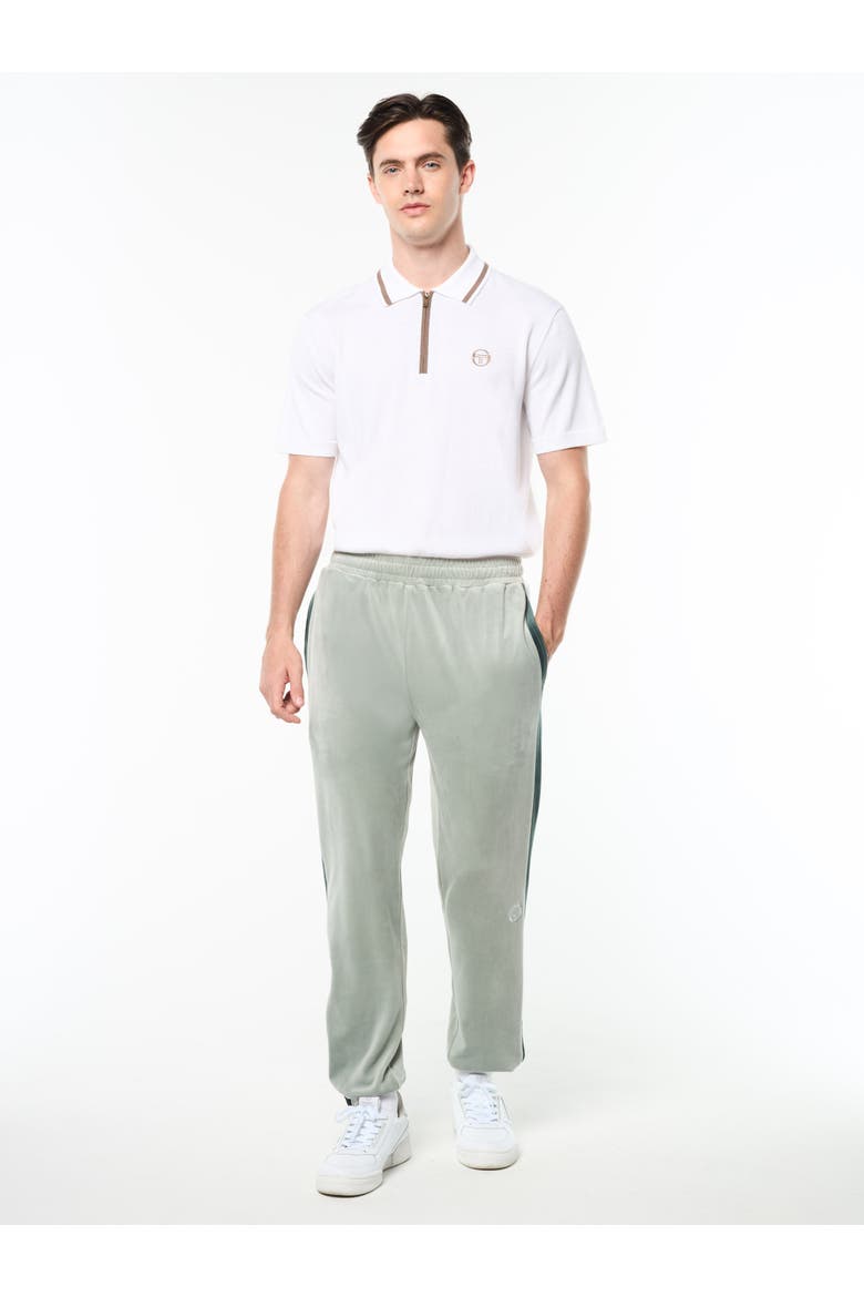 Banda Velour Track Pant, Alternate, color, SLATE GRAY