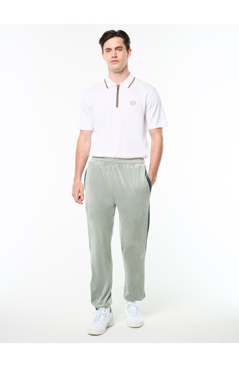 Sergio Tacchini Banda Velour Track Pant, Alternate, color, Slate Gray
