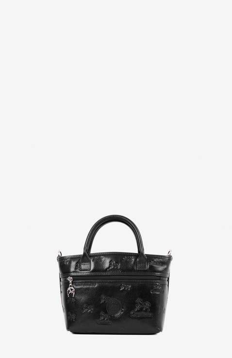 Cavalo Lusitano Embossed Leather Mini Handbag 572