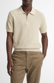 Vince Piqué Zip Polo