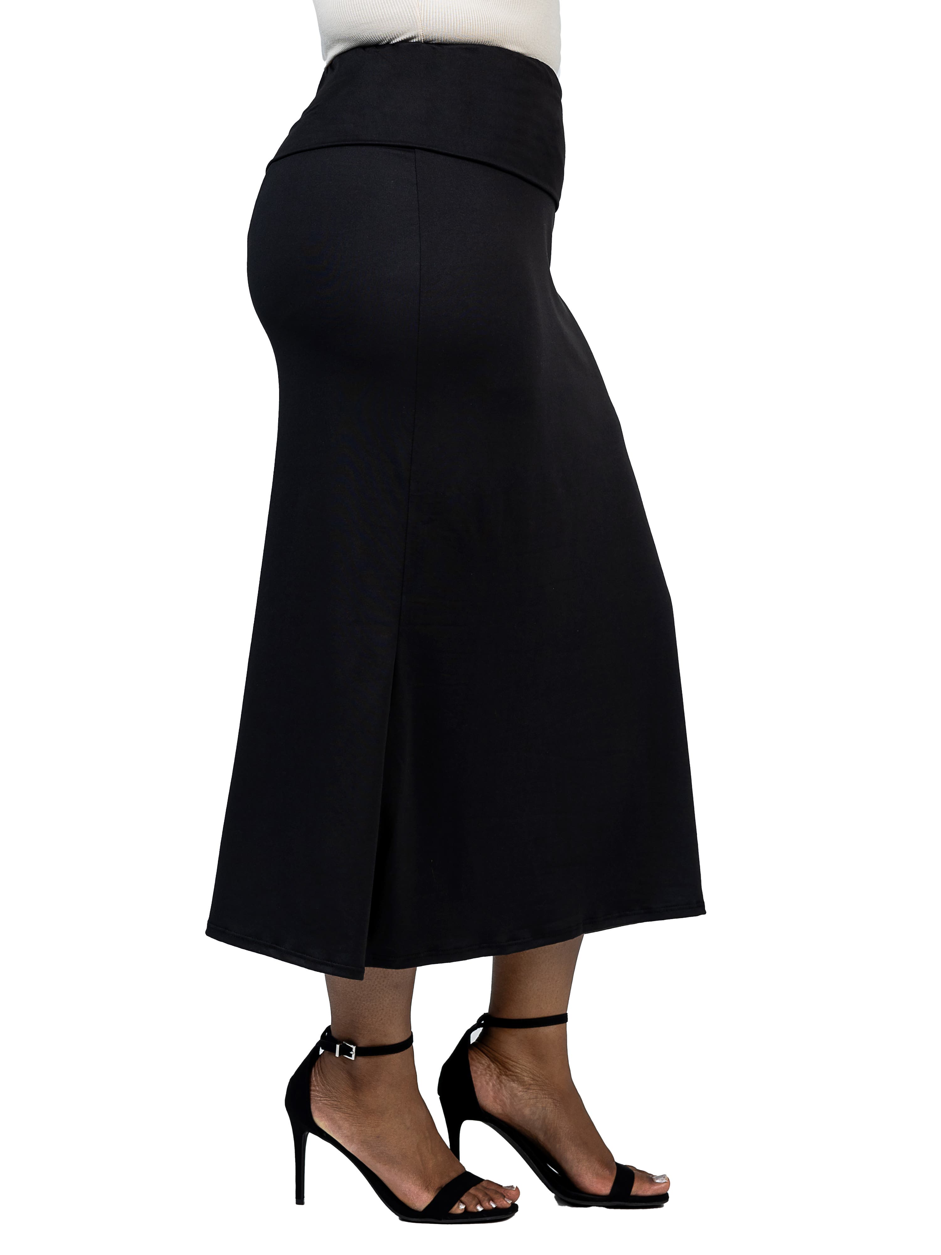 Comfortable Foldover Maxi Skirt - image 2