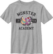 Aaahh!!! Real Monsters Boy's Aaahh!!! Real Monsters 1994 Academy Varsity Badge Graphic T-Shirt