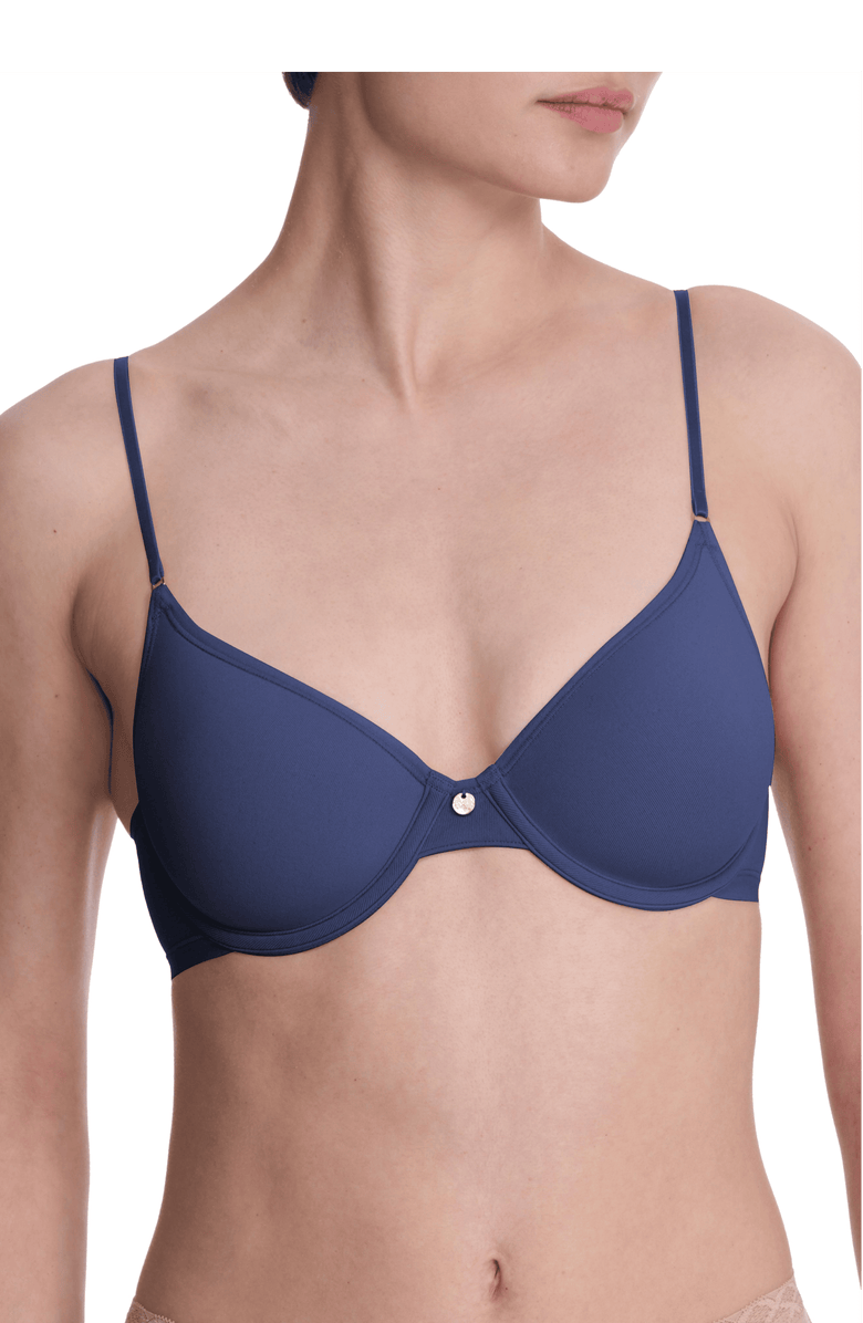 Natori Understated Underwire T-Shirt Bra, Main, color, Ink