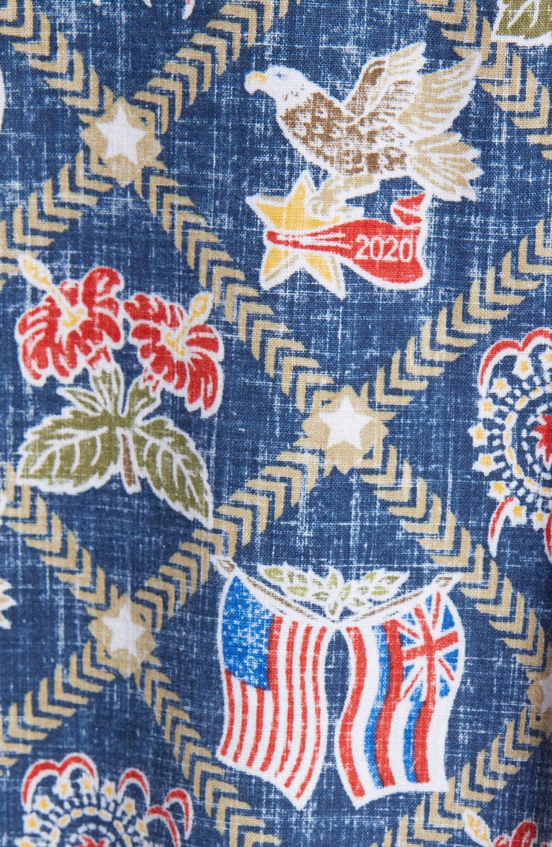 Reyn Spooner Summer Commemorative 2020 Short Sleeve Button-Down Shirt, Alternate, color, 