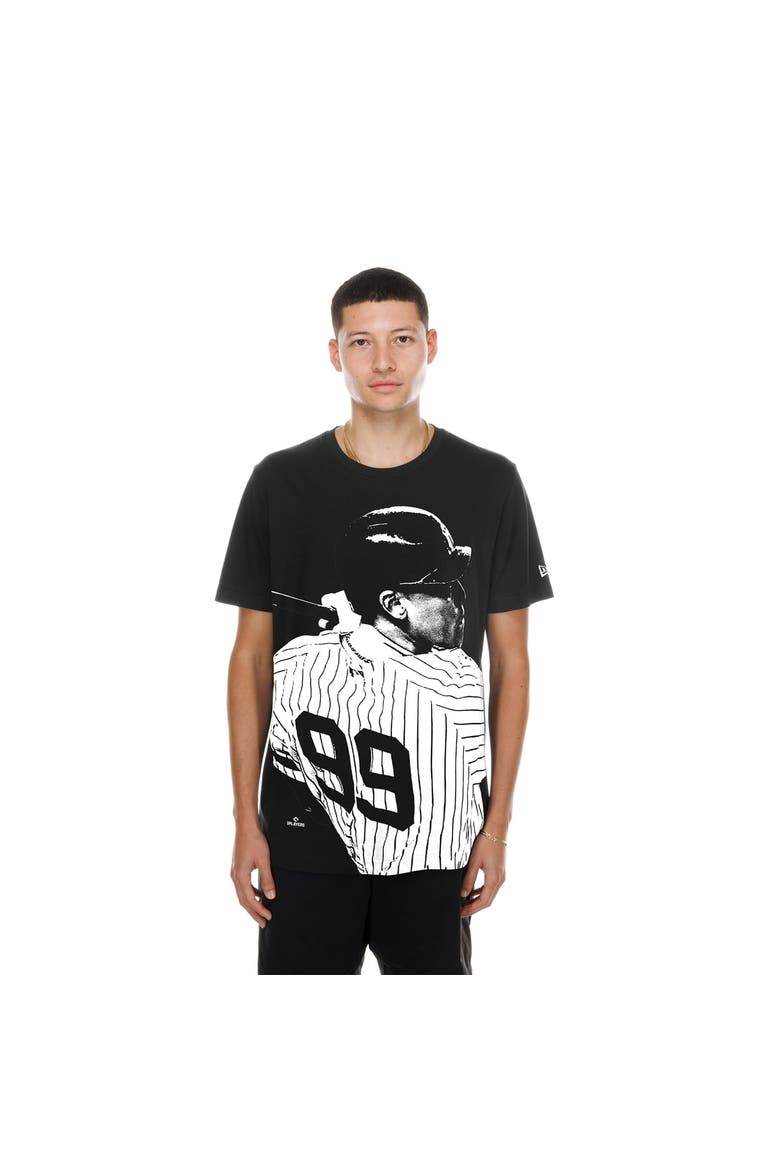 Men's New Era Aaron Judge Black New York Yankees Oversized Graphic T-Shirt, Main, color, Black