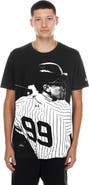 New Era Men's New Era Aaron Judge Black New York Yankees Oversized Graphic T-Shirt