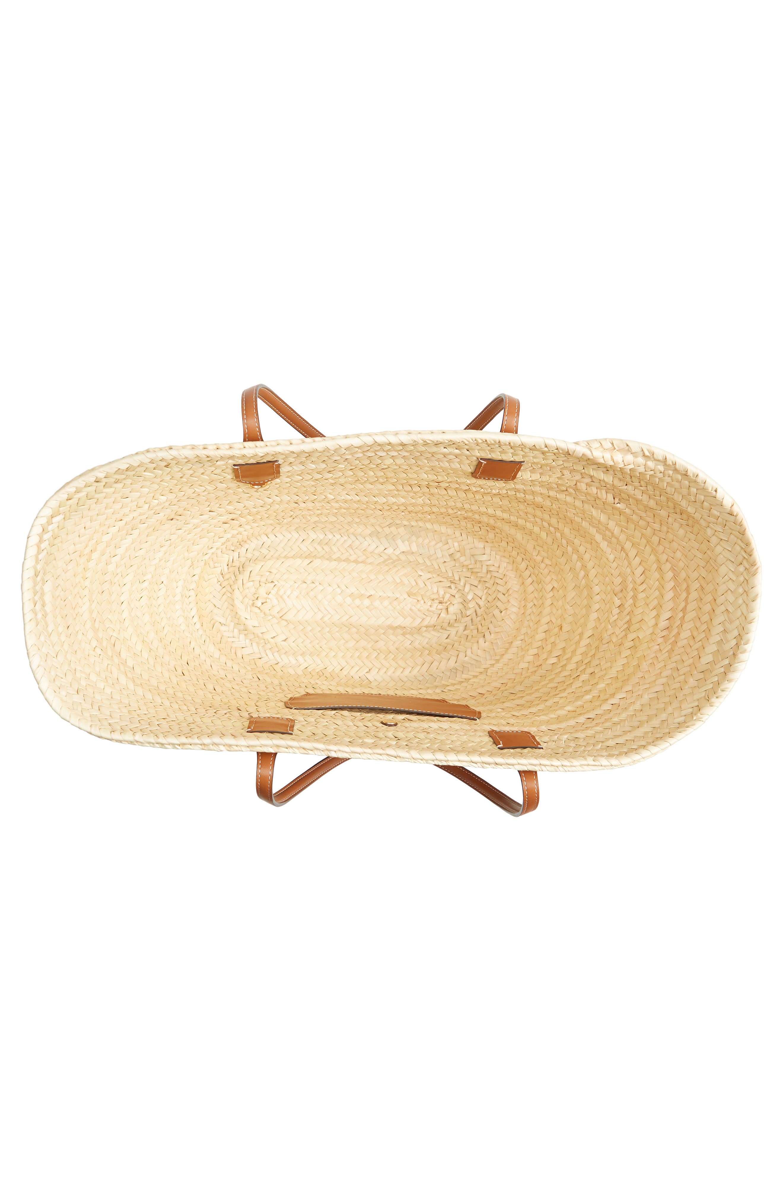 Tory Burch Ella Large Straw Basket Tote, Alternate, color, 