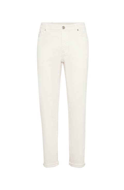 美品 BRUNELLO CUCINELLI ホワイトデニム スリムフィット