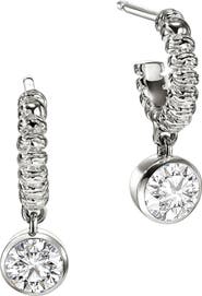 John Hardy JH Lovestruck Diamond Hoop Earrings