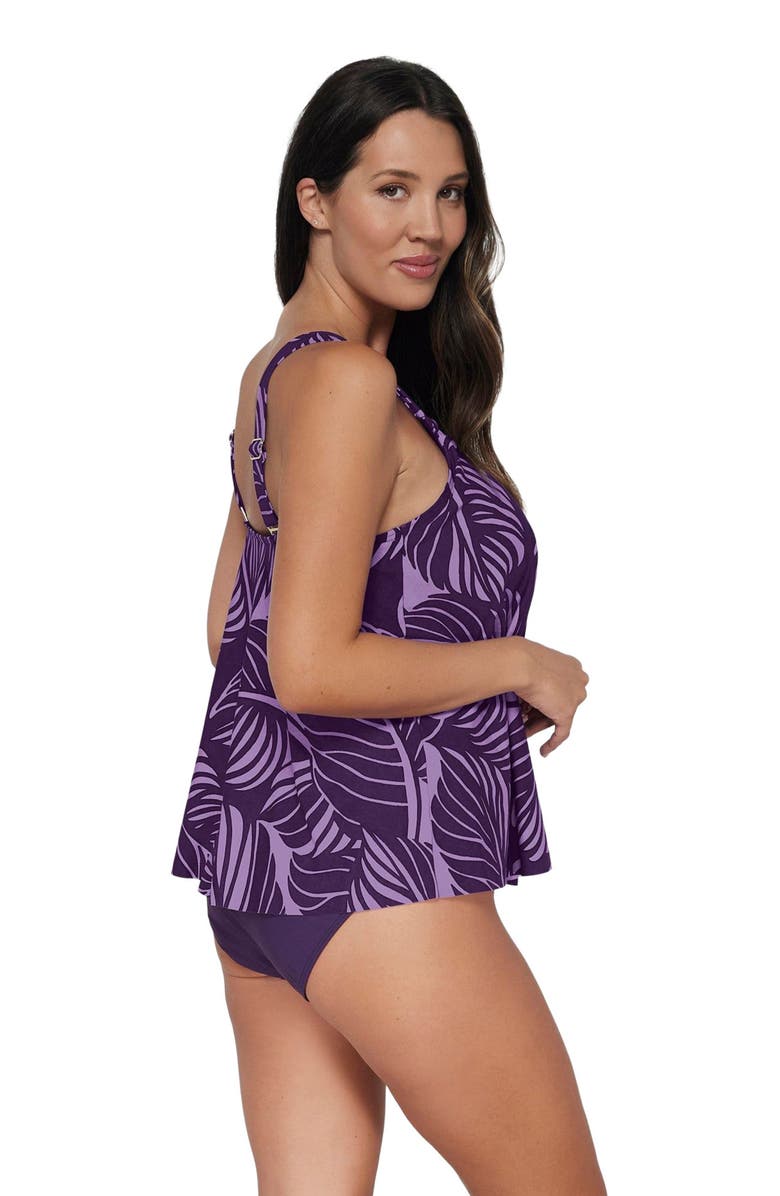 Sunsets Escape Sadie Tankini Swimsuit Top, Alternate, color, Mystic Palms