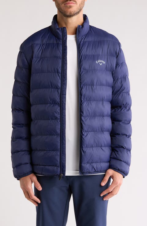 Channel Quilted Puffer Jacket