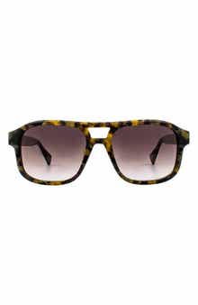 Enzo 54mm Aviator Sunglasses