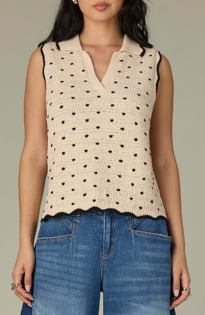 Wit & Wisdom Dot Sweater Tank, Main, color, 