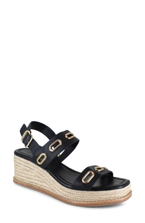 Dani Slingback Espadrille Platform Wedge Sandal (Women)