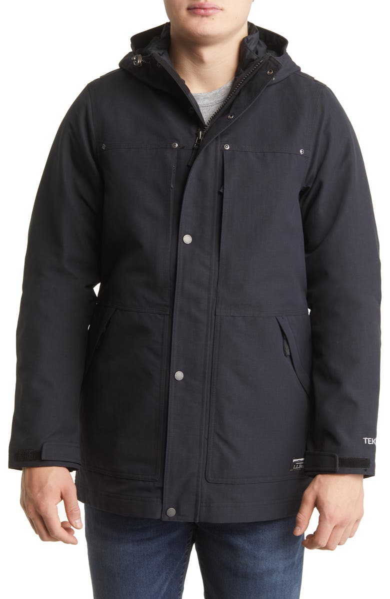 L.L.Bean Rugged 3-in-1 Waterproof Recycled Nylon Parka, Alternate, color, 