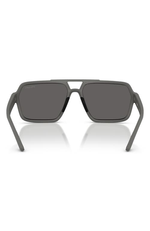 Prada Linea Rossa 59mm Pilot Sunglasses