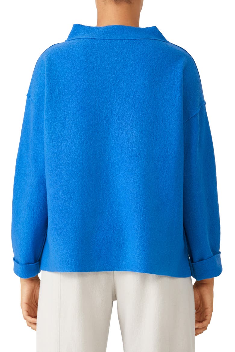 Boiled Wool Box Top, Alternate, color, MARINE