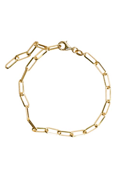 Paperclip Link Bracelet