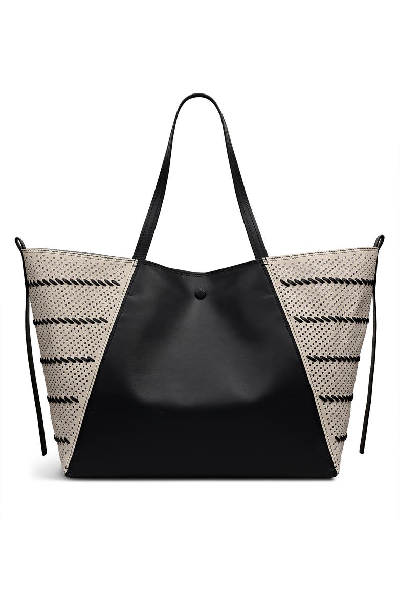 Radley The Delphine - Perforated Extra Large Open Top Tote Bag, Alternate, color, Black