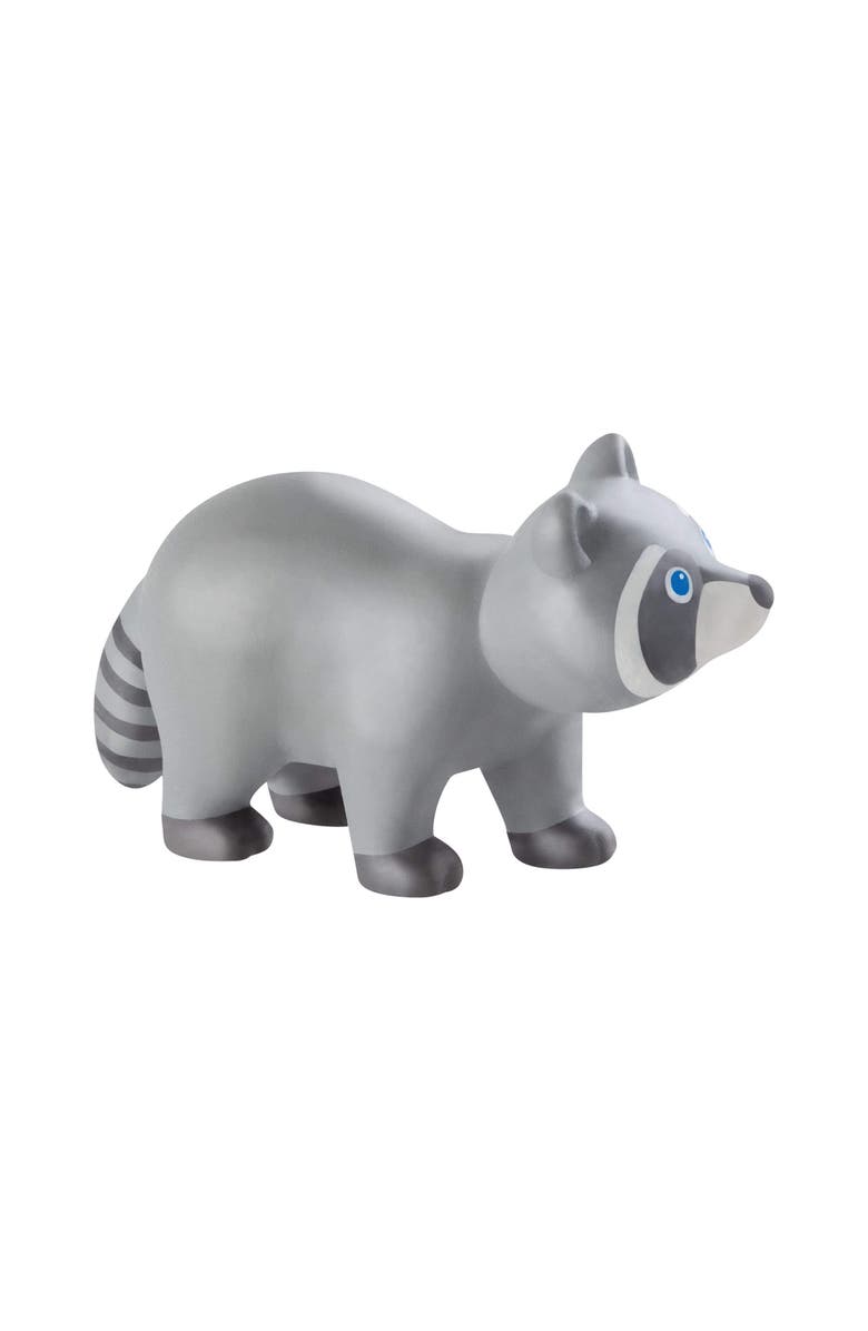 HABA Little Friends Raccoon - Chunky Plastic Forest Animal Toy Figure, Alternate, color, Multi