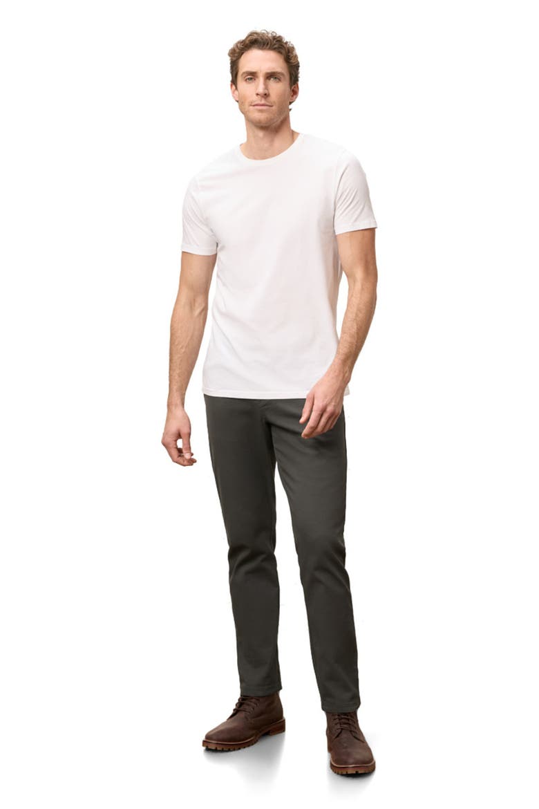 Organic Cotton Softspun Essential Crewneck Tee, Alternate, color, White