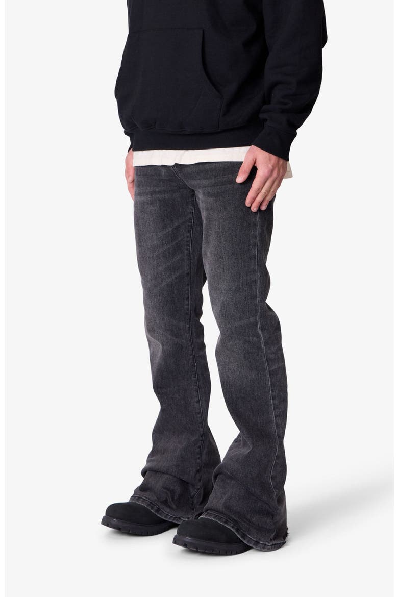 Super Flare Jeans, Alternate, color, VINTAGE BLACK
