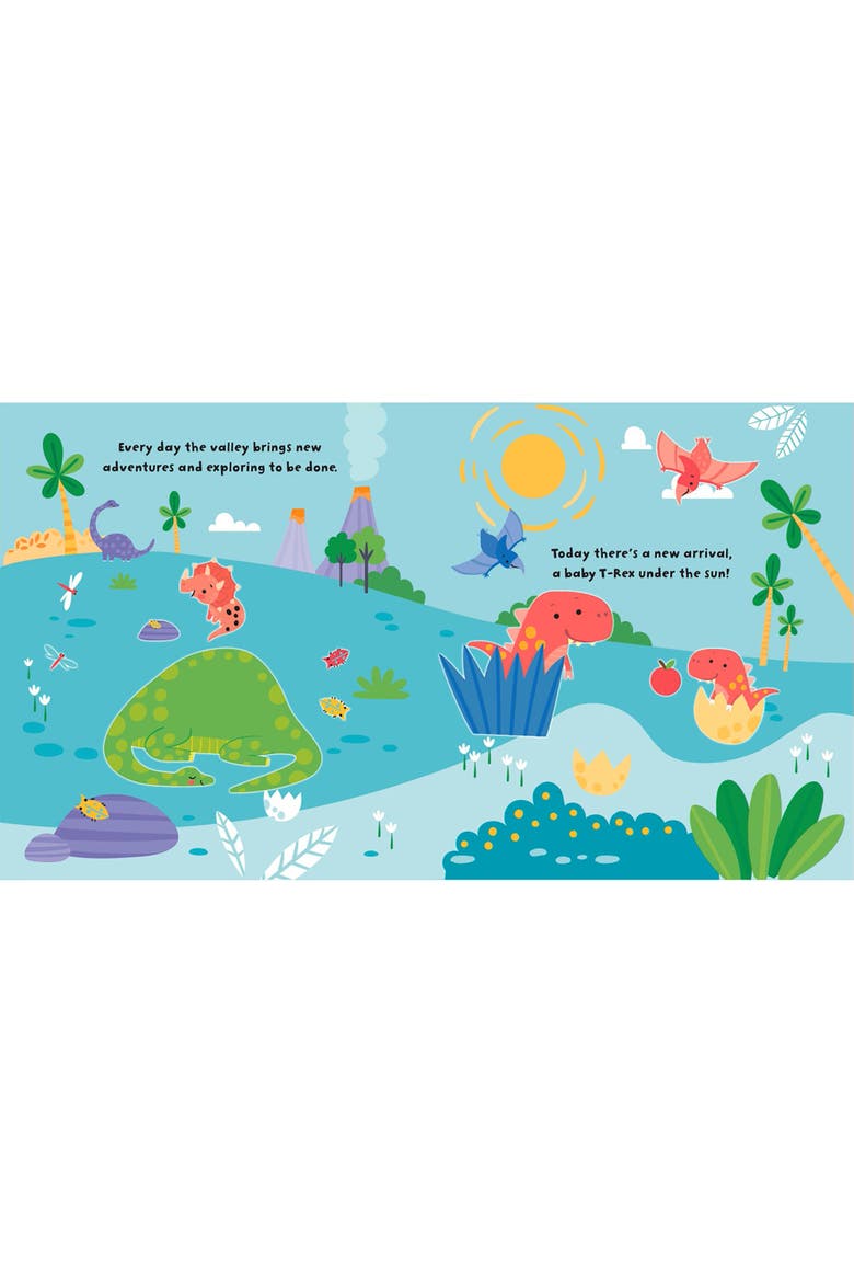 Reusable Silicone Sticker Book, Dinosaurs, Kids 3+, Alternate, color, Multicolored